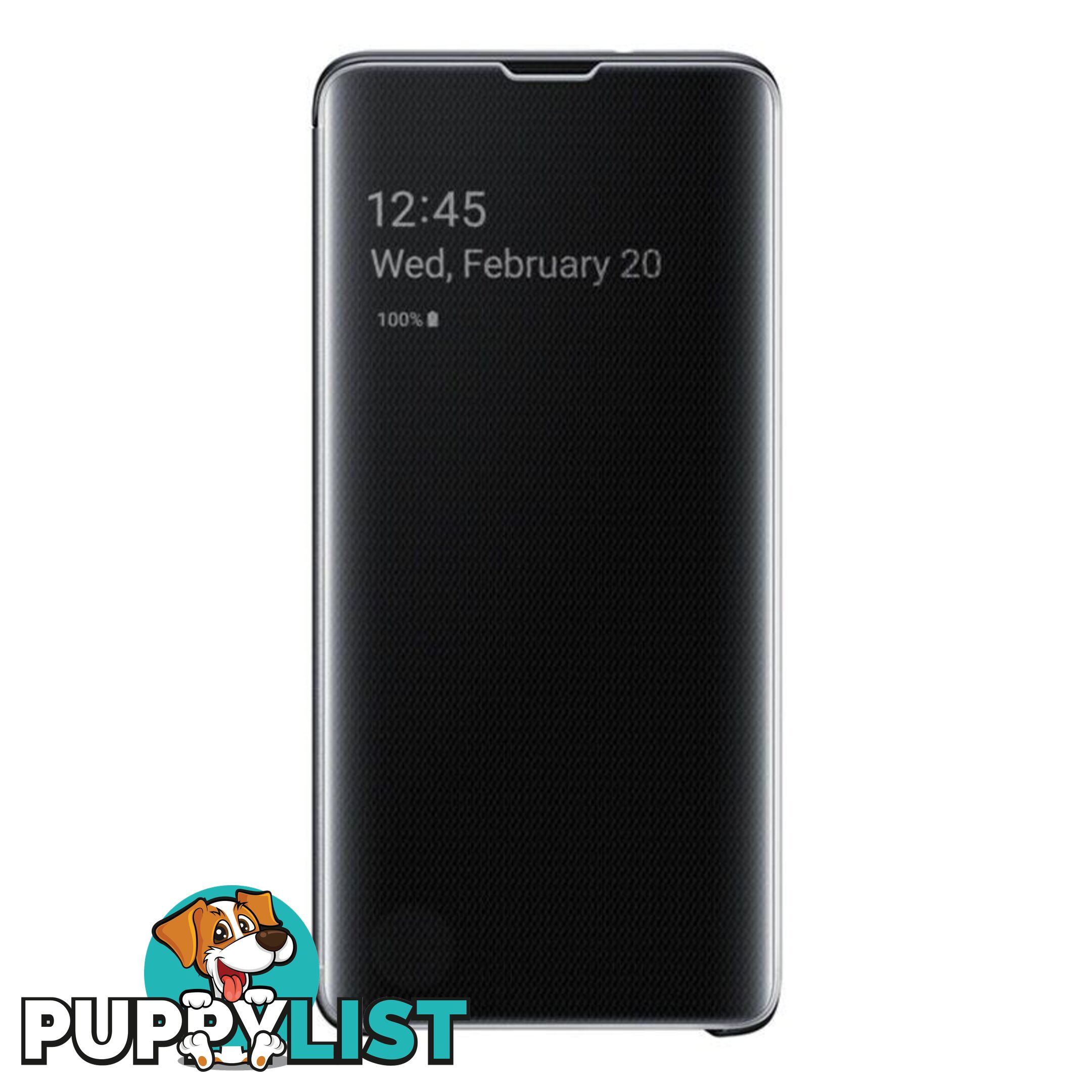 Samsung Clear View Cover For Samsung Galaxy S10+ - Samsung - Black - 8801643651305