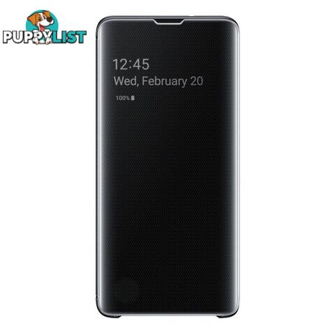 Samsung Clear View Cover For Samsung Galaxy S10+ - Samsung - Black - 8801643651305