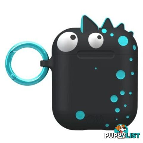 Case-Mate CreaturePod Case for Air Pods with Neck Strap - Spike Harmless Case (Black) - Case-Mate - 846127187022