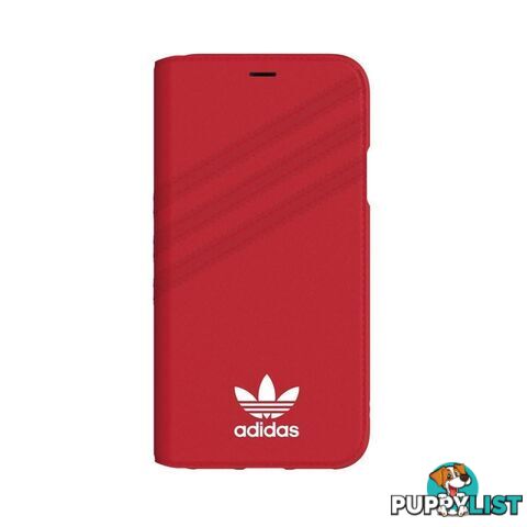 Adidas (Adidas) Clover Classic PU Leather Flip for iPhone X/Xs - Adidas - Blue - 8718846047357