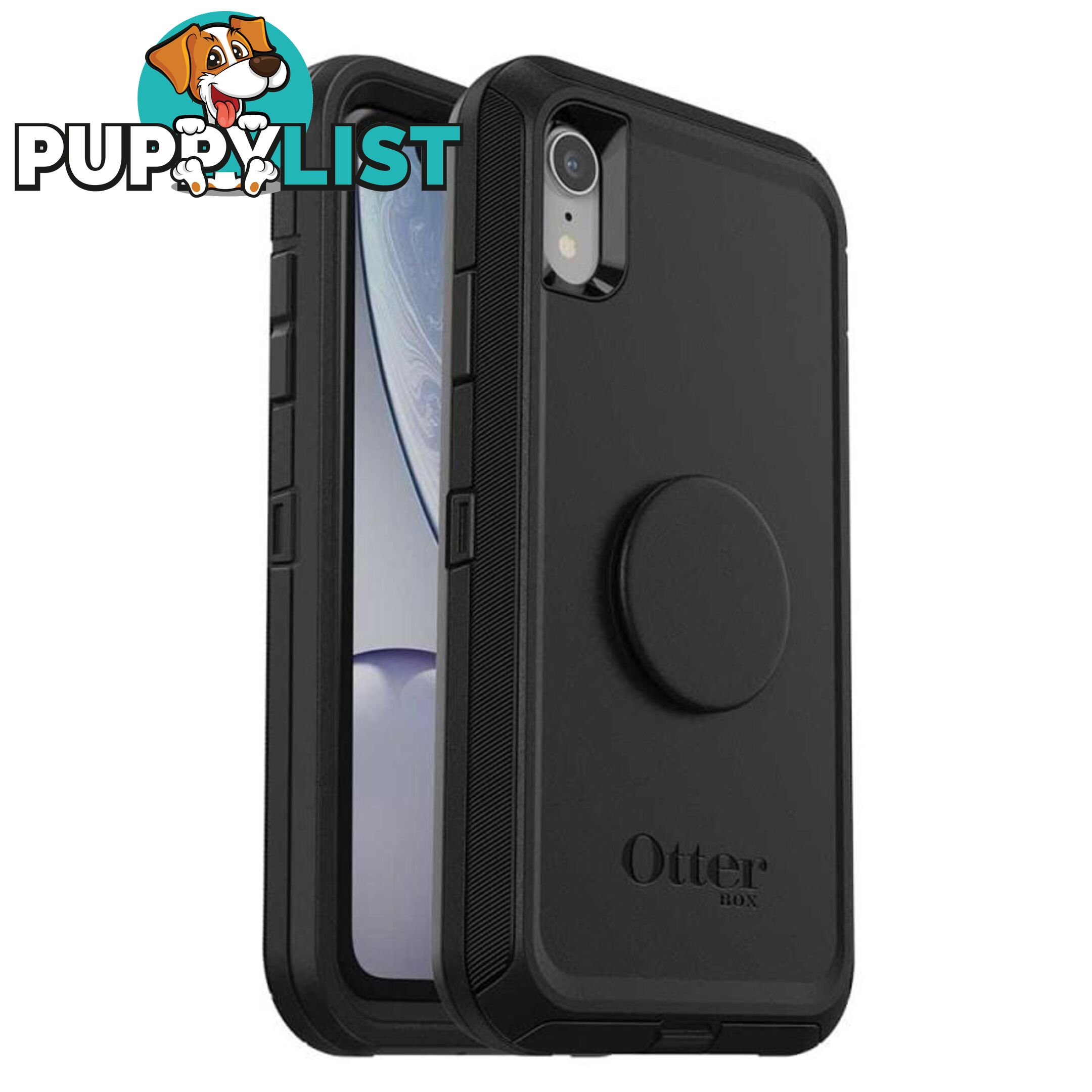 OtterBox Otter + Pop Defender Case For iPhone XR - OtterBox - Black - 660543498599