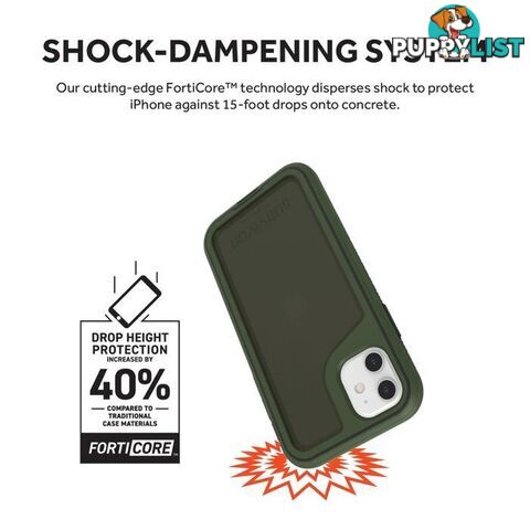 Griffin Survivor Extreme for iPhone 11 - Griffin - Black/Smoke - 191058106827
