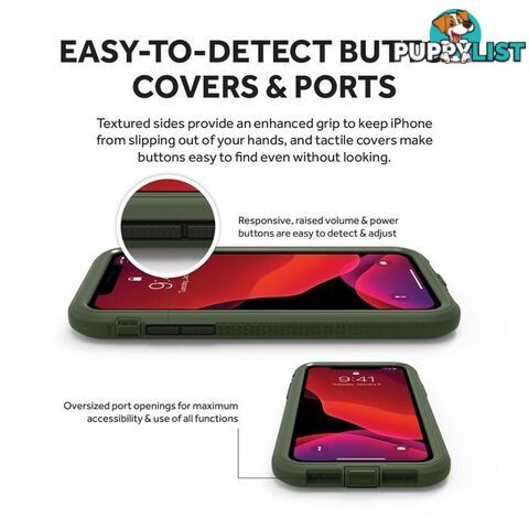 Griffin Survivor Extreme for iPhone 11 - Griffin - Black/Smoke - 191058106827