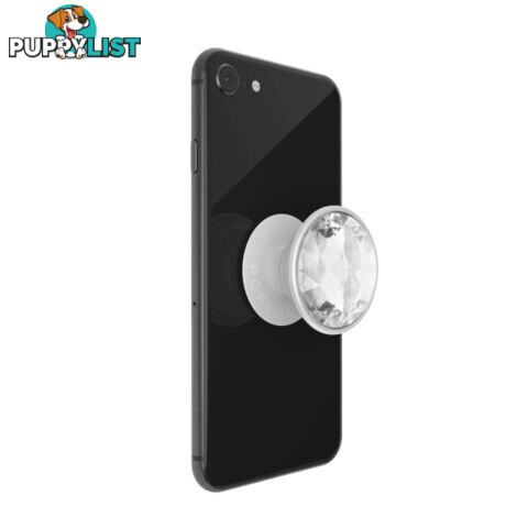 PopTop Premium Swappable Top (Gen 2) Disco Crystal Silver - PopSockets - 842978143774