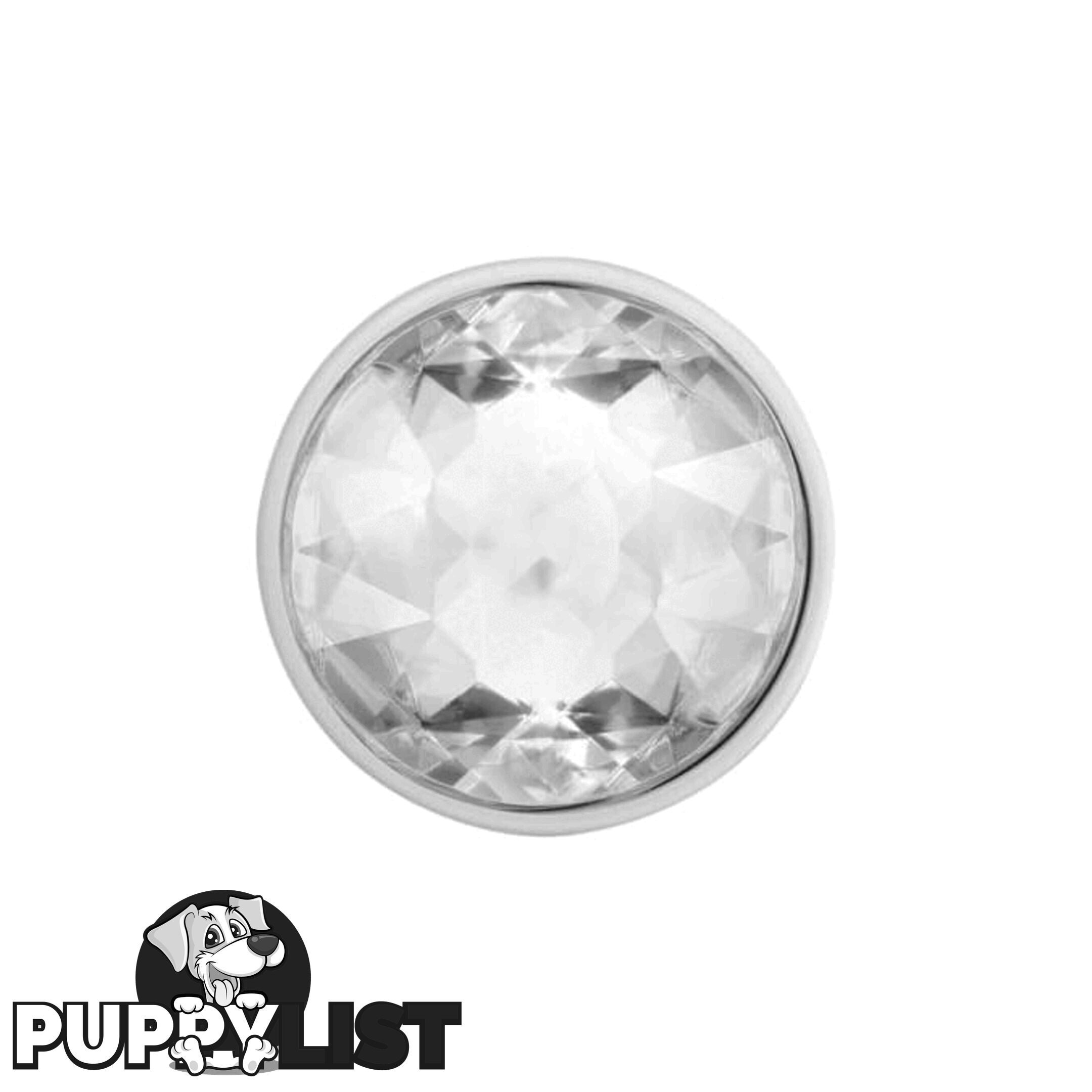 PopTop Premium Swappable Top (Gen 2) Disco Crystal Silver - PopSockets - 842978143774