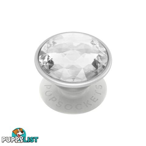 PopTop Premium Swappable Top (Gen 2) Disco Crystal Silver - PopSockets - 842978143774