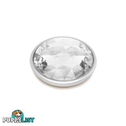 PopTop Premium Swappable Top (Gen 2) Disco Crystal Silver - PopSockets - 842978143774