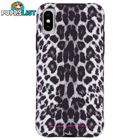 Case-Mate Wallpaper Street Case For iPhone X/XS - Case-Mate - Gray Leopard - 846127181761