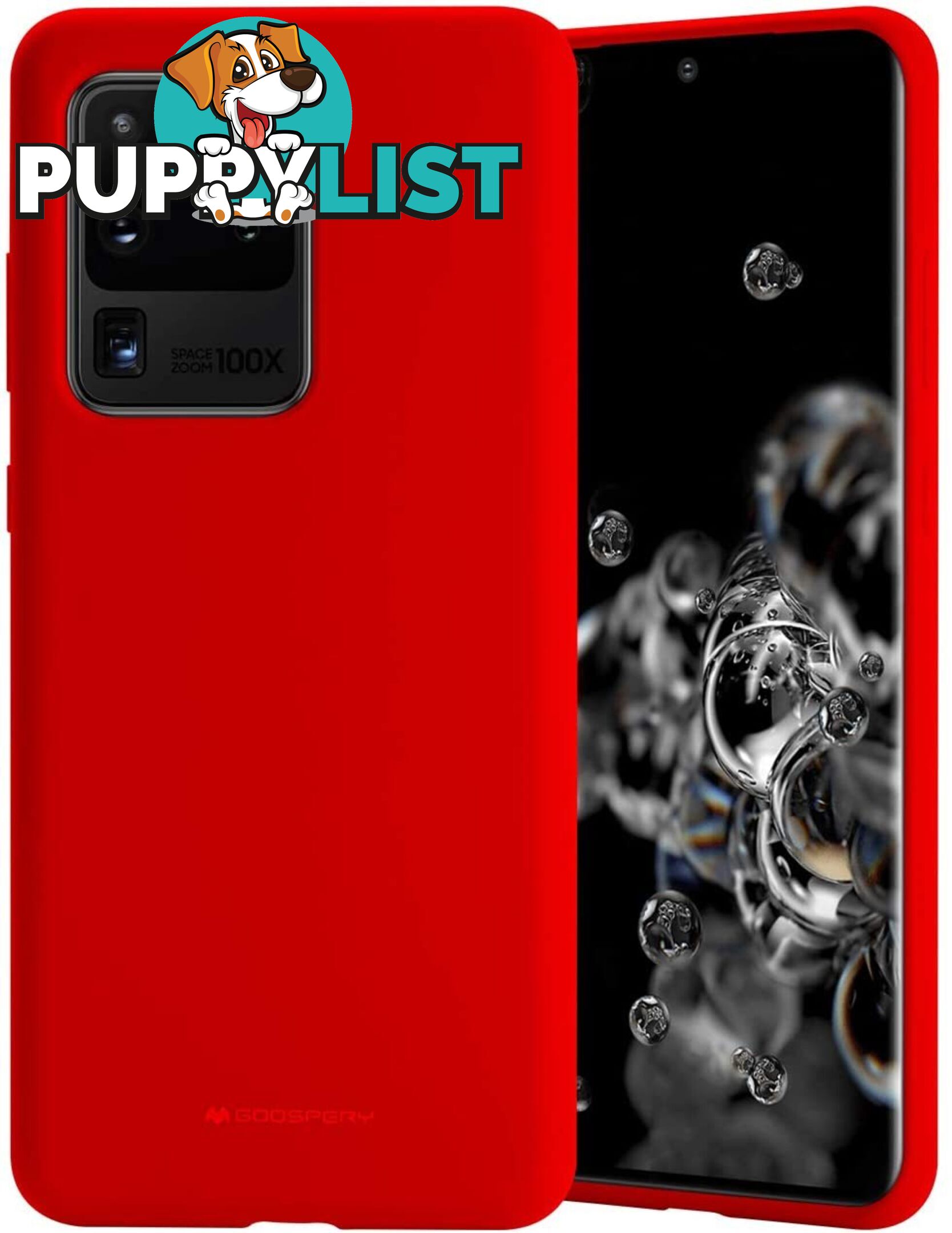 Goospery Mercury Soft Feeling Jelly Case for Samsung Galaxy S20 Ultra - Goospery - Red