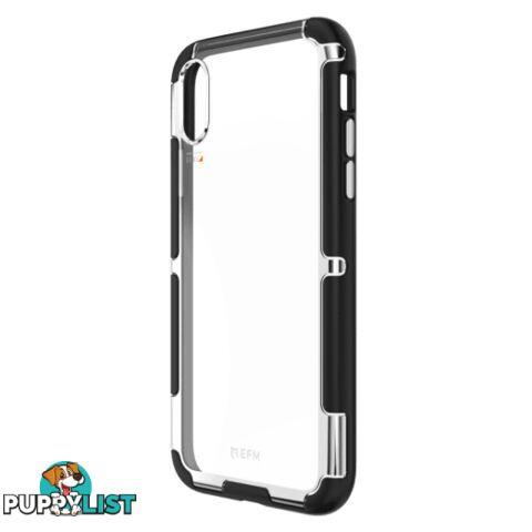 EFM Cayman D3O Case Armour For iPhone Xs Max - Silver Trim - EFM - 9319655065496