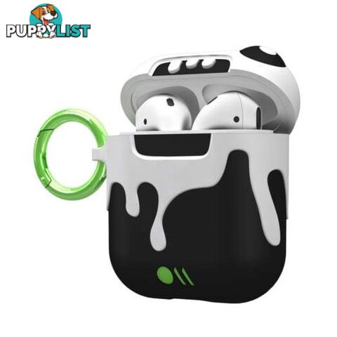 Case-Mate CreaturePod Case for Air Pods with Neck Strap - Ozzy Dramatic Case (White/Black) - Case-Mate - 846127187046