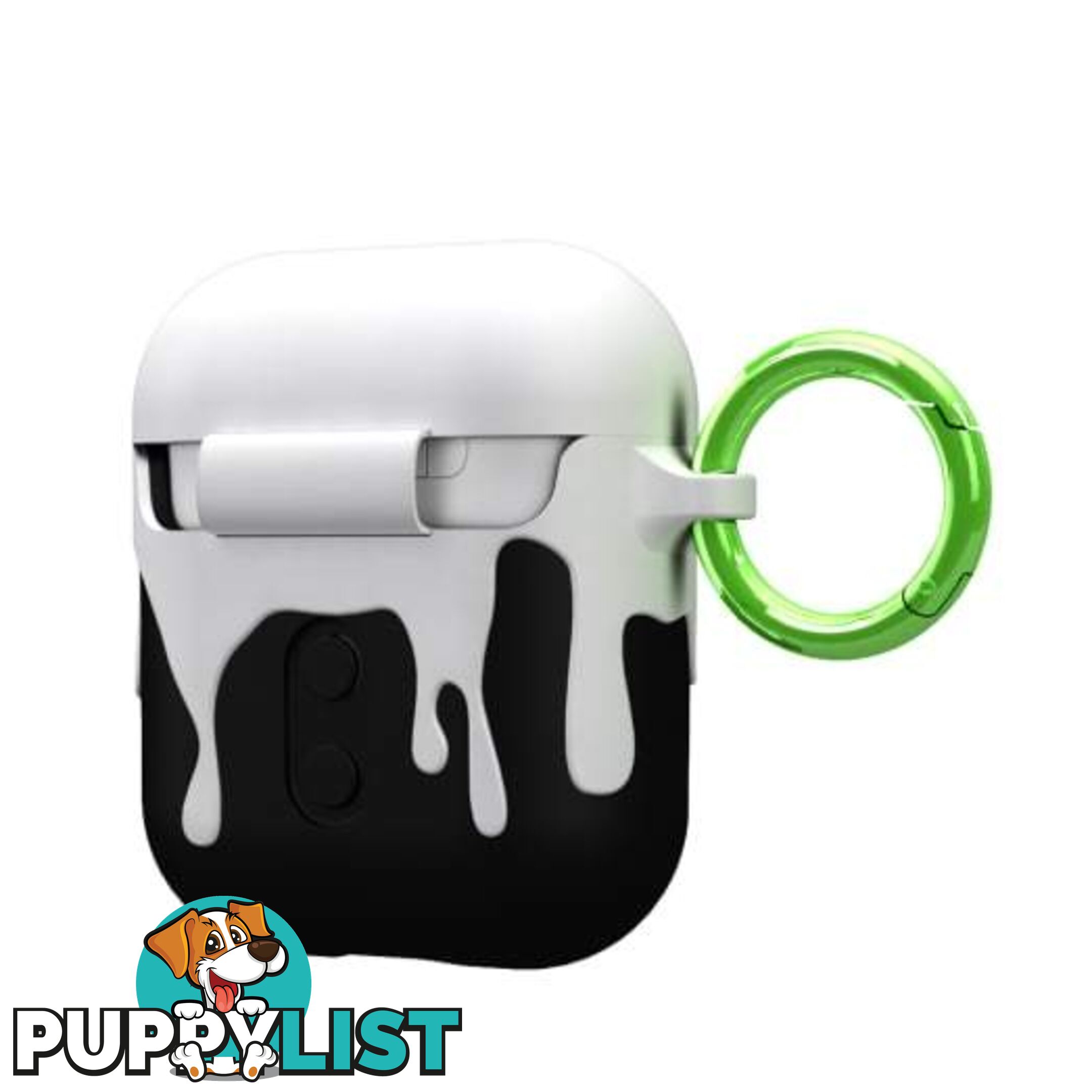 Case-Mate CreaturePod Case for Air Pods with Neck Strap - Ozzy Dramatic Case (White/Black) - Case-Mate - 846127187046