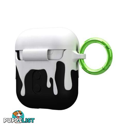 Case-Mate CreaturePod Case for Air Pods with Neck Strap - Ozzy Dramatic Case (White/Black) - Case-Mate - 846127187046