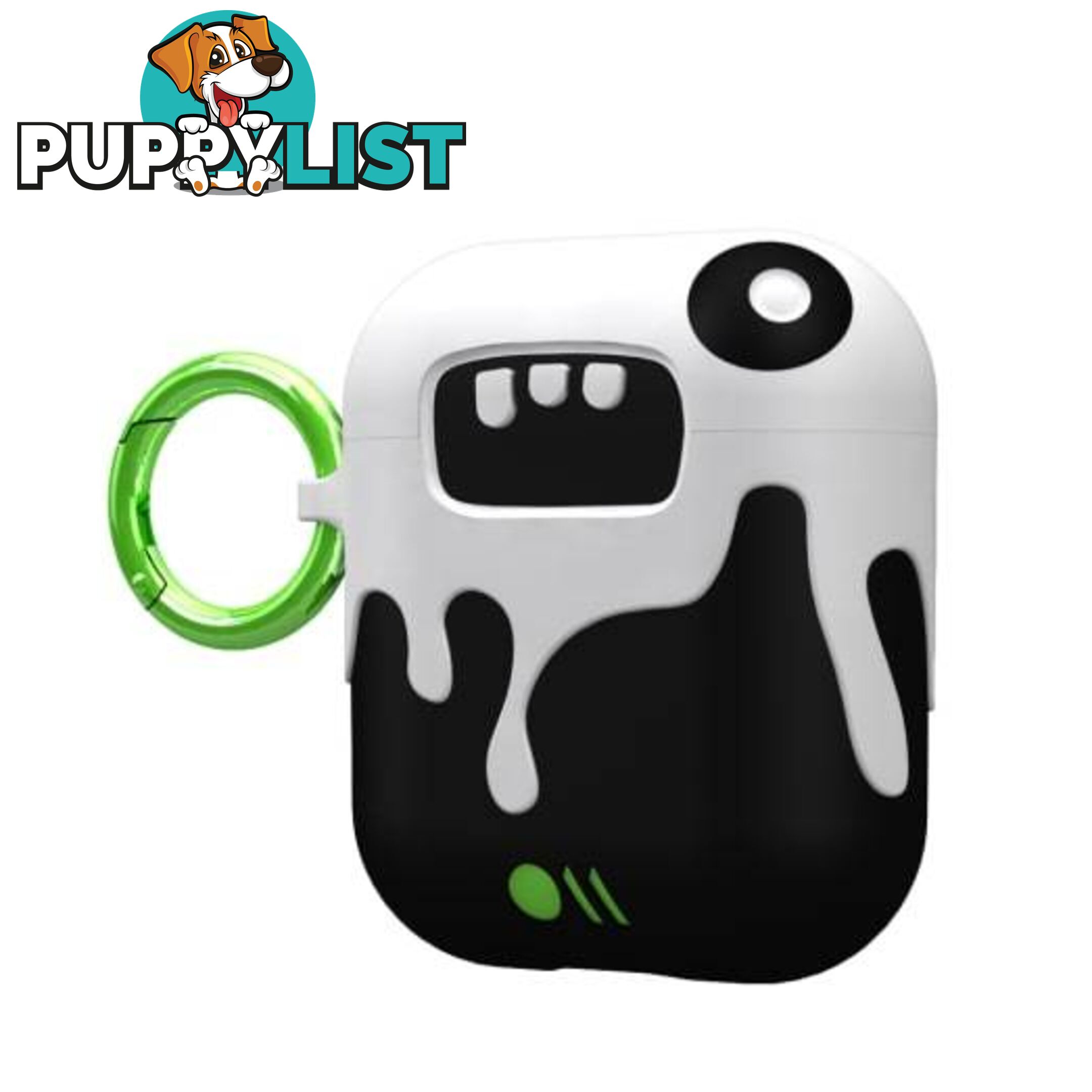 Case-Mate CreaturePod Case for Air Pods with Neck Strap - Ozzy Dramatic Case (White/Black) - Case-Mate - 846127187046