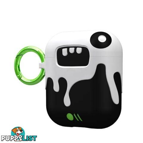 Case-Mate CreaturePod Case for Air Pods with Neck Strap - Ozzy Dramatic Case (White/Black) - Case-Mate - 846127187046