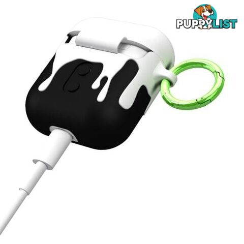 Case-Mate CreaturePod Case for Air Pods with Neck Strap - Ozzy Dramatic Case (White/Black) - Case-Mate - 846127187046