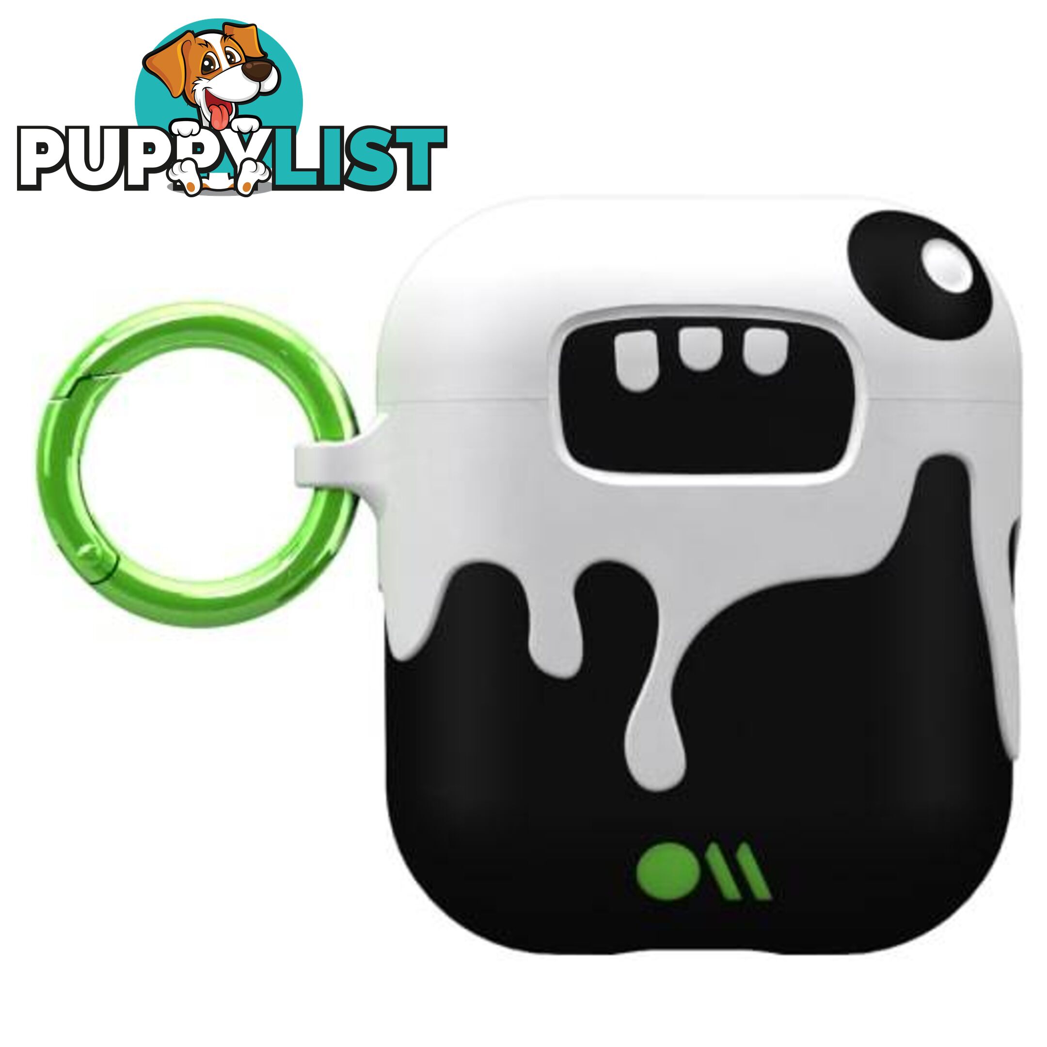 Case-Mate CreaturePod Case for Air Pods with Neck Strap - Ozzy Dramatic Case (White/Black) - Case-Mate - 846127187046