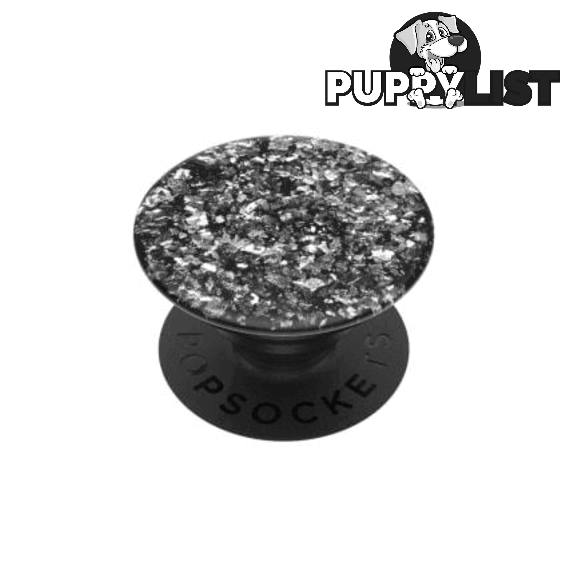 PopTop Premium Swappable Top (Gen 2) Foil Confetti Silver - PopSockets - 842978158242