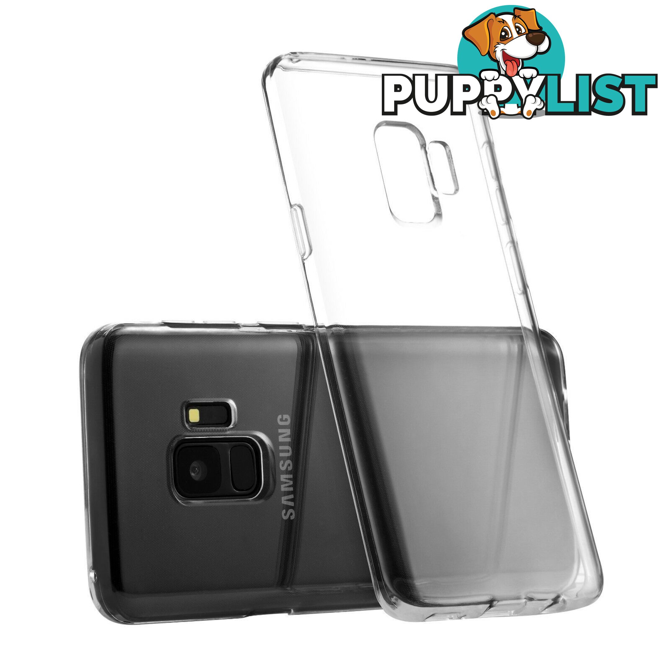 Soft Silicone Rubber Case - Clear for Samsung Galaxy S9 - OZ