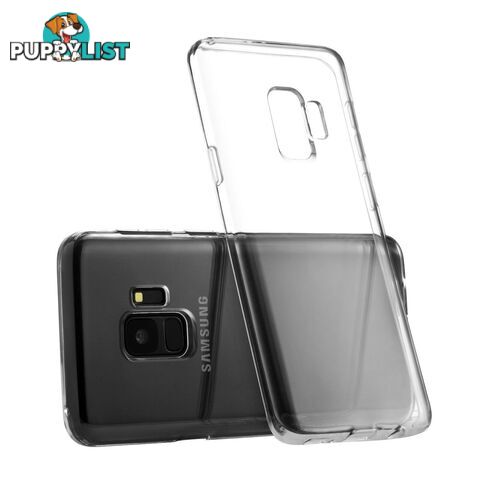 Soft Silicone Rubber Case - Clear for Samsung Galaxy S9 - OZ