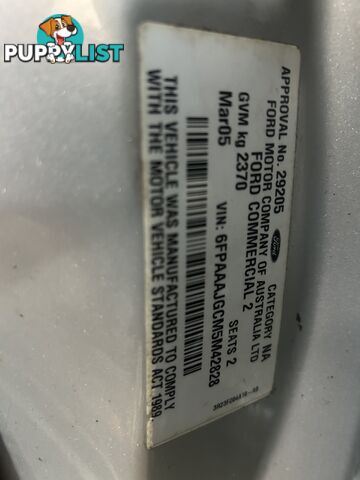 2005 Ford Falcon Ute BFMKII Ute Automatic