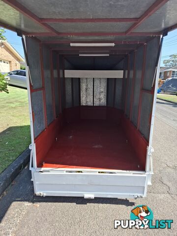 Enclosed trailer.