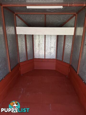 Enclosed trailer.