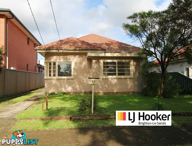 68 Hollywood Street MONTEREY NSW 2217