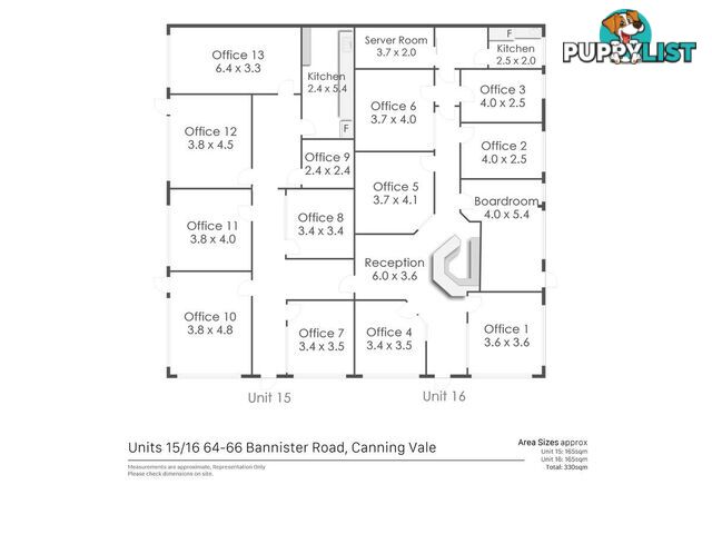 Canning Vale Serviced Offices 15/64-66 Bannister Rd Canning Vale, WA 6155