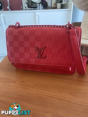 Red LV Bag for Sale