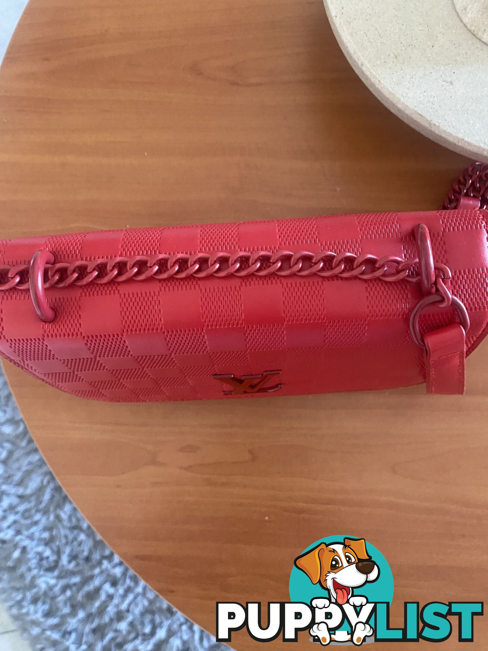 Red LV Bag for Sale