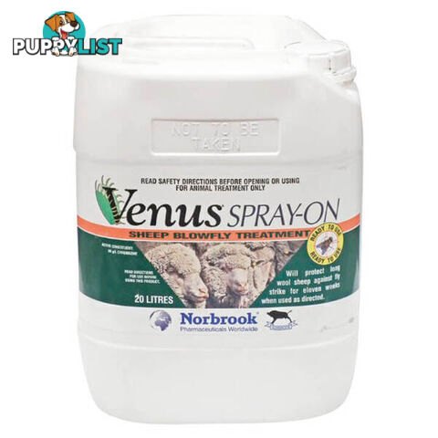 IO VENUS SPRAY ON 20LTR (CYROMAZINE) - SHEEP BLOWF