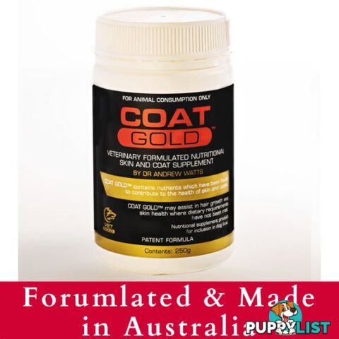 CANINE COAT GOLD - SUPPORTS COAT AND HAIR HEALTH I