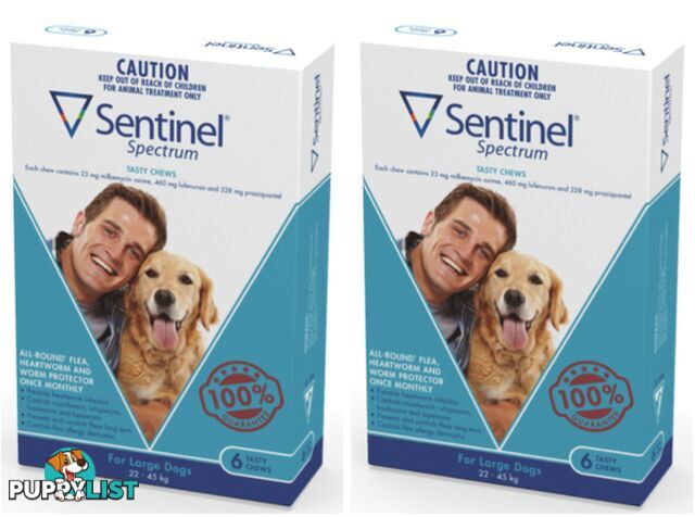 SENTINEL SPECTRUM TASTY CHEWS FOR LARGE DOGS 22-45