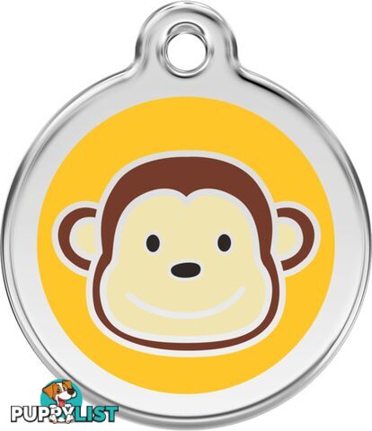 RED DINGO MONKEY TAG - LIFETIME GUARANTEE - CAT, D