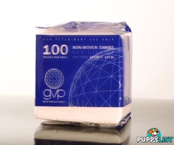 GVP NON WOVEN SWABS 10CM X 10CM