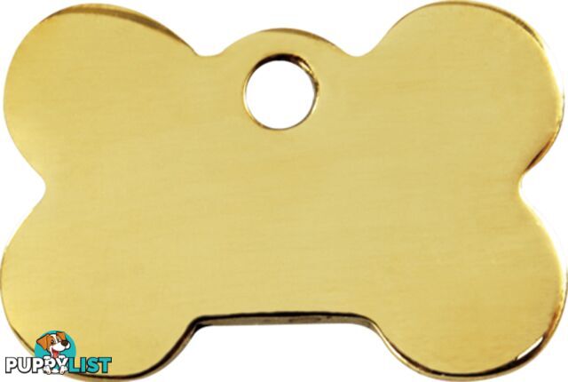 RED DINGO BRASS BONE TAG - LIFETIME GUARANTEE - CA