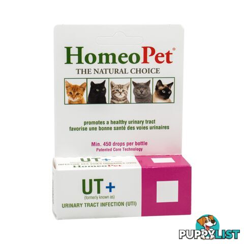 HOMEOPET FELINE UTI+, URINARY TRACT INFECTION - 15