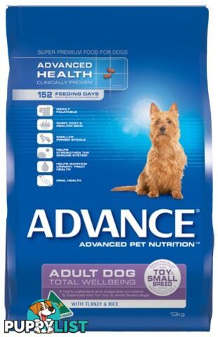 ADVANCE ADULT DOG SMALL BREED - WITH TURKEY AND RI