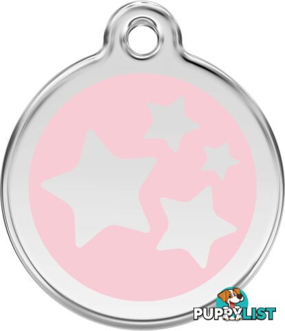 RED DINGO STARS PINK TAG - LIFETIME GUARANTEE - CA