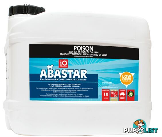 IO ABASTAR PLUS SELENIUM LV 10LTR