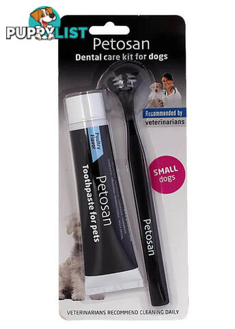 PETOSAN DENTAL KIT (1 X DOUBLE HEADED TOOTHBRUSH +