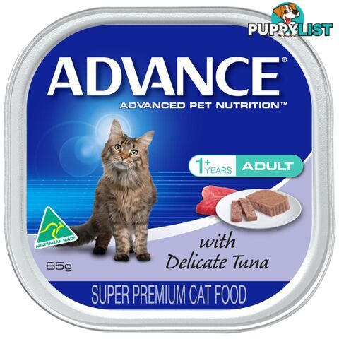 ADVANCE ADULT CAT WET FOOD WITH DELICATE TUNA 7 X