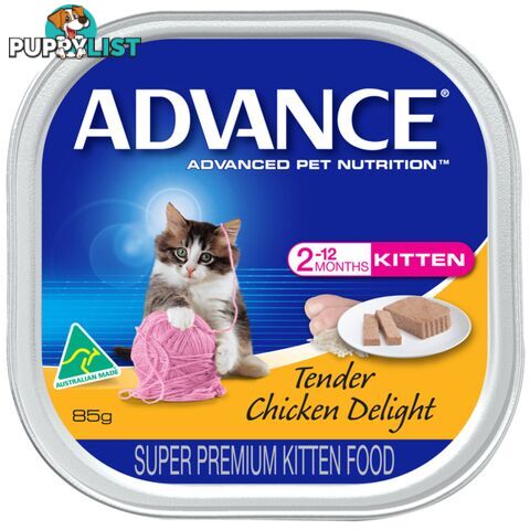 ADVANCE KITTEN WET FOOD TENDER CHICKEN DELIGHT 7 X