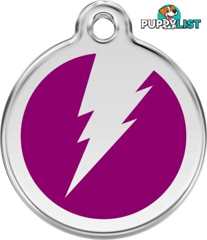 RED DINGO FLASH PURPLE TAG - LIFETIME GUARANTEE -