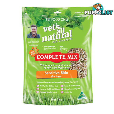 VET'S ALL NATURAL CANINE COMPLETE MIX SENSITIV