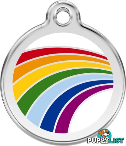 RED DINGO RAINBOW TAG- LIFETIME GUARANTEE - CAT, D