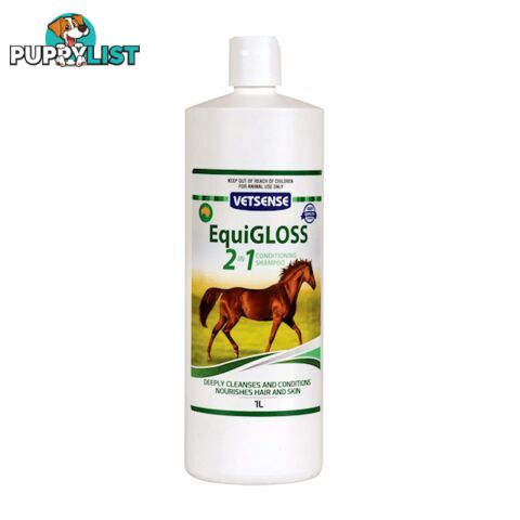 VETSENSE- EQUIGLOSS 2 IN 1 1LT