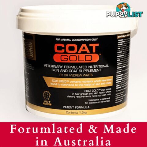 EQUINE COAT GOLD - SUPPORTS COAT AND HAIR HEALTH I