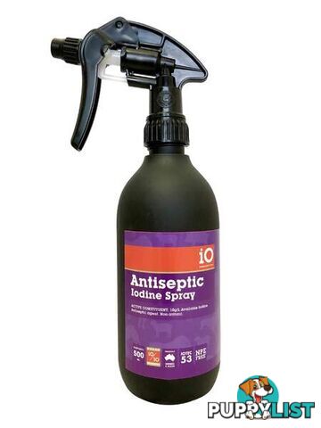 IO ANTISEPTIC IODINE SPRAY 500MLS